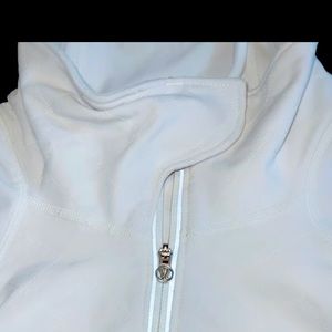 Lululemon Quarter Zip cream jacket